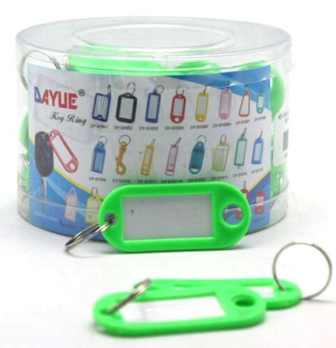 50Pcs Plastic Key Rings | pack of 50