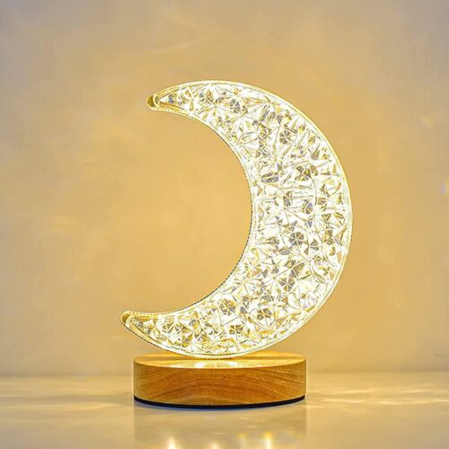 Decorative Half Moon Lamp For Table