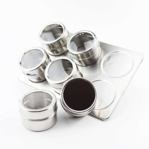 6Piece Magnetic Spice Rack
