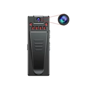 A Mini Camera Voice Recorder with a camera attached to it.