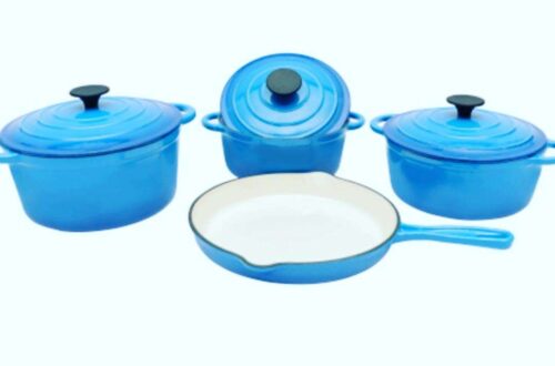 7Pcs Cast Iron Cookware Set