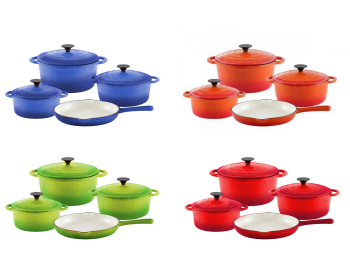 4Pcs Cast Iron Cookware Set