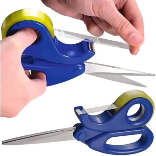 2 In 1 Scissors With Tape Dispenser