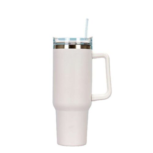 Double Wall Tumbler With Lid And Handle