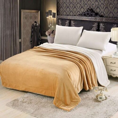 Flannel Throw Warm Blanket