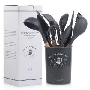 A 13Pcs Non-Stick Silicon Kitchenware Set in a box.