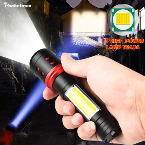 Rechargeable Flashlight For Hiking