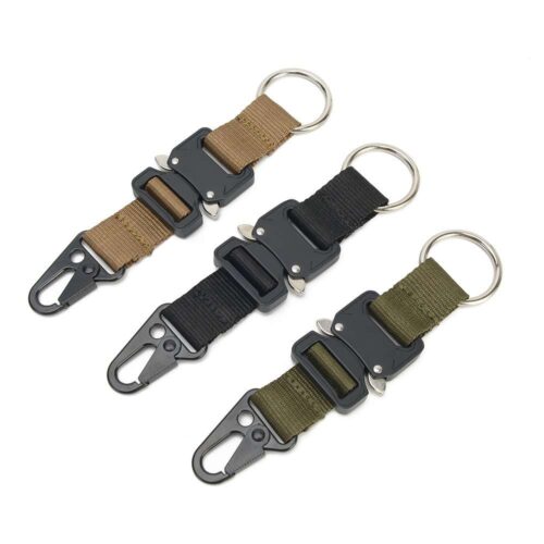 Nylon Tactical Belt Buckle Keyring Holder