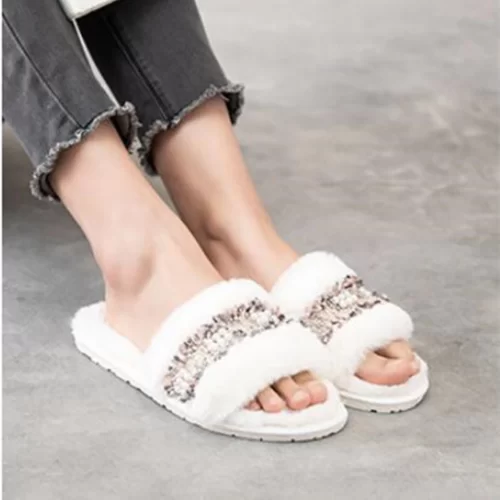Hooded Bathrobe &  Open Toe Slipper