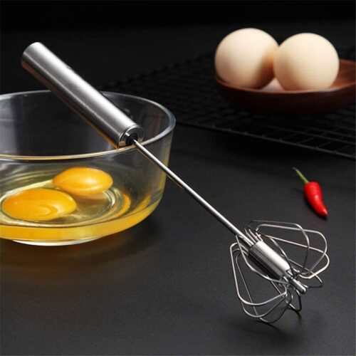 Semi-Automatic Stainless Steel Eggbeater