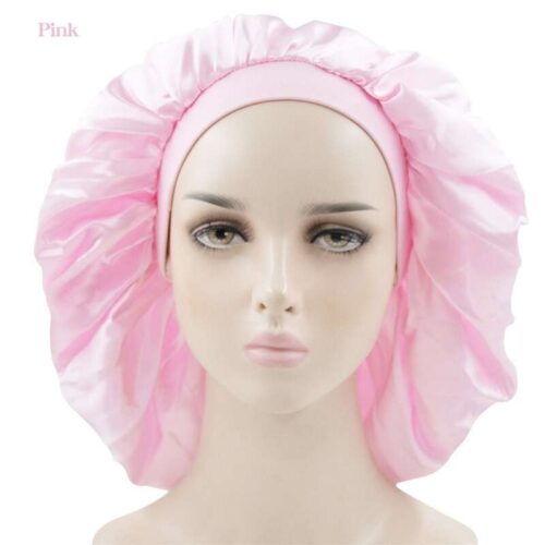 Silky Satin Designer Hair Bonnets