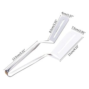 Two metal spatulas with measurements on them.
