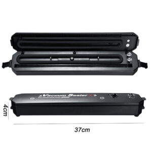 A black box with a black handle and a black handle.