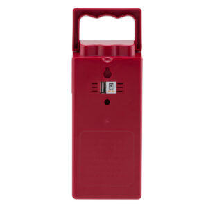 A wall mounted lantern portable rechargeable emergency light on a white background.