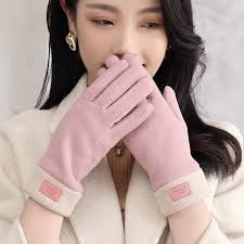 Women's Plush Mittens Winter Gloves