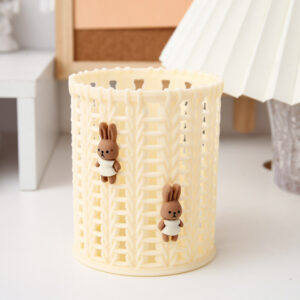 Cute Stationery Organizer - white.