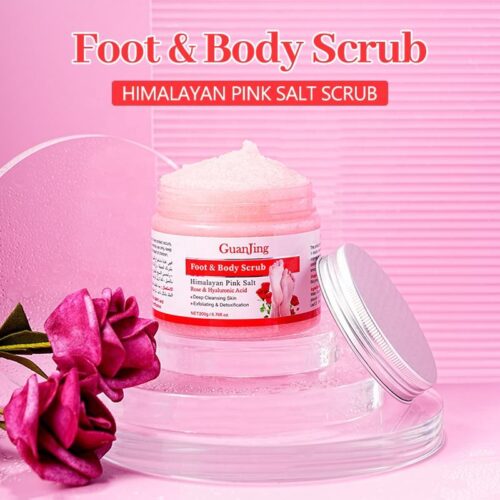Guanjing Rose Hyaluronic Acid Foot & Body Scrub