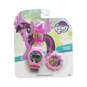 My Kids Cartoon Digital Fashion Watch and bracelet set.