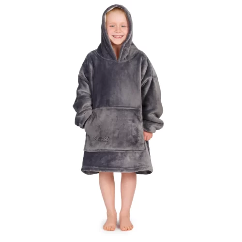 Kids Blanket Hoodie With Pocket
