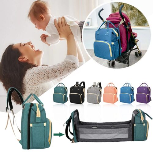 Multifunctional Baby Bag Folding Crip
