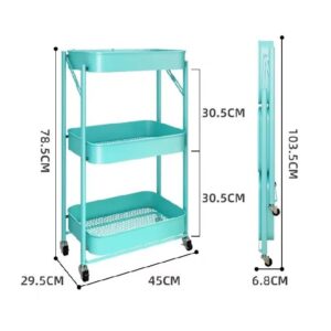 Multifunctional foldable organizer basket