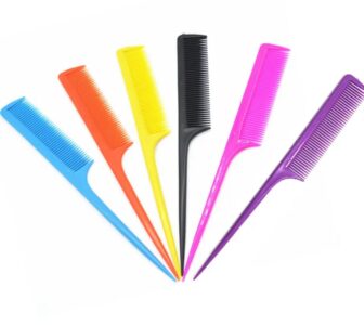 A group of Carbon Fiber Anti Static Combs on a white background.