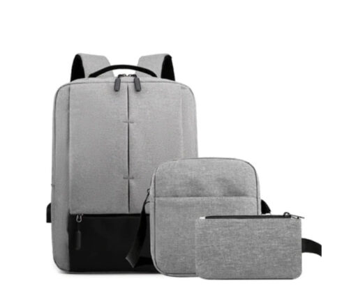 3Pcs Et Unisex Laptop Back Pack