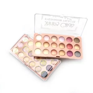Two Multi Shimmer Longlasting Eyeshadow palettes on a white background.