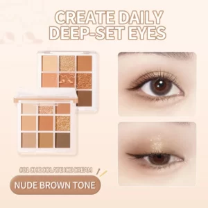 Create daily deep deep eyes nude brown tone.