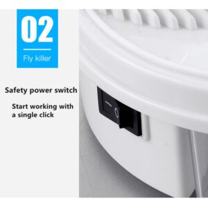 An image of an Electric Efficient Usb Fly Pest Insect Trap with a safety switch.