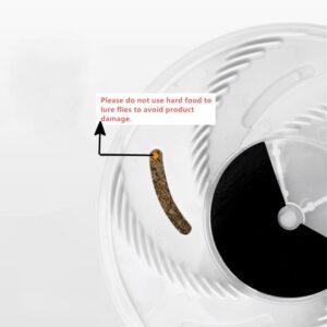 A picture of Electric Efficient Usb Fly Pest Insect Trap with a worm in it.