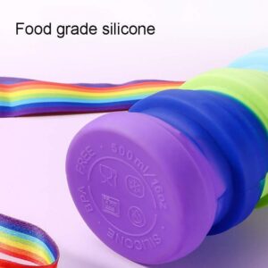A set of Portable Foldable Water Bottles.