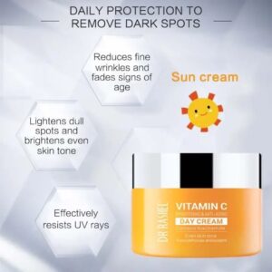 Dr-Rashel Vitamin C Brightening & Anti-Aging Night Cream provides daily protection against dark spots.