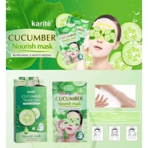 Karite Cucumber Nourish Sheet Mask Pack Of 10