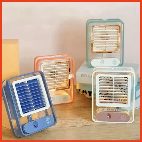 Mini Desktop Air-Conditioning Fan With Steam