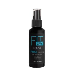 A bottle of fit m pro spray on a white background.