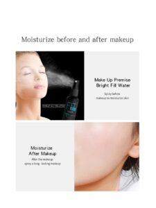 Moisturise before and after makeup spray.