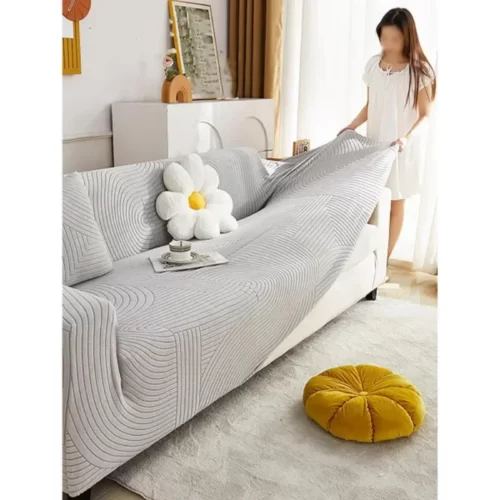 Solid Color Stretch Sofa Seat Cover