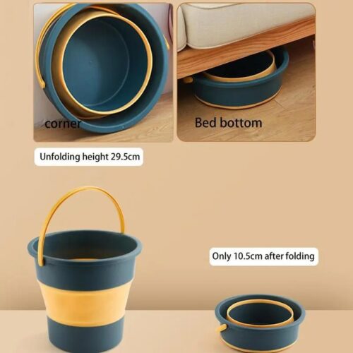 Multi-Functional 5Collapsible Washing Water Bucket