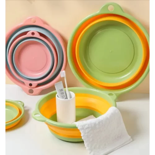 3 Collapsible Multi-Purpose Silicone Basin