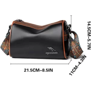 The measurements of The Dawnegy Fashion Crossbody Bag.