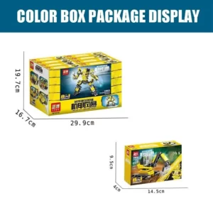 Lego color box package display.