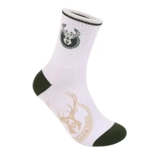 Milwaukee Bucks Fashion Unisex Breathable Sports Socks (Pack of 10).