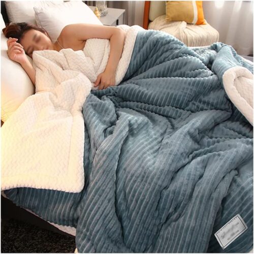 Thick Lamb Coral Fleece Blanket