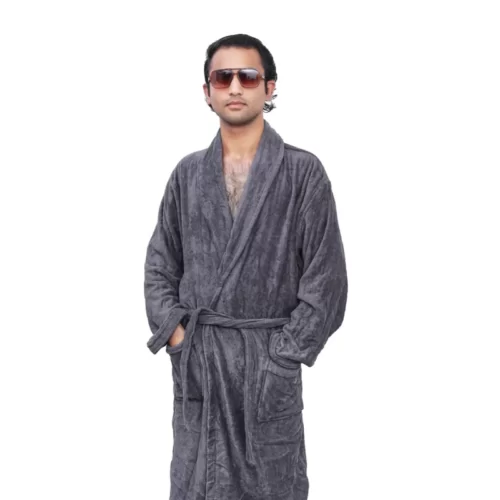 Unisex Fleece Bathrobe