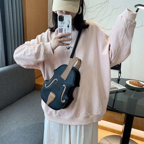 Vintage Crossbody Violin Handbag