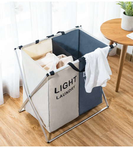 Collapsible Laundry Humper With Aluminum Frame